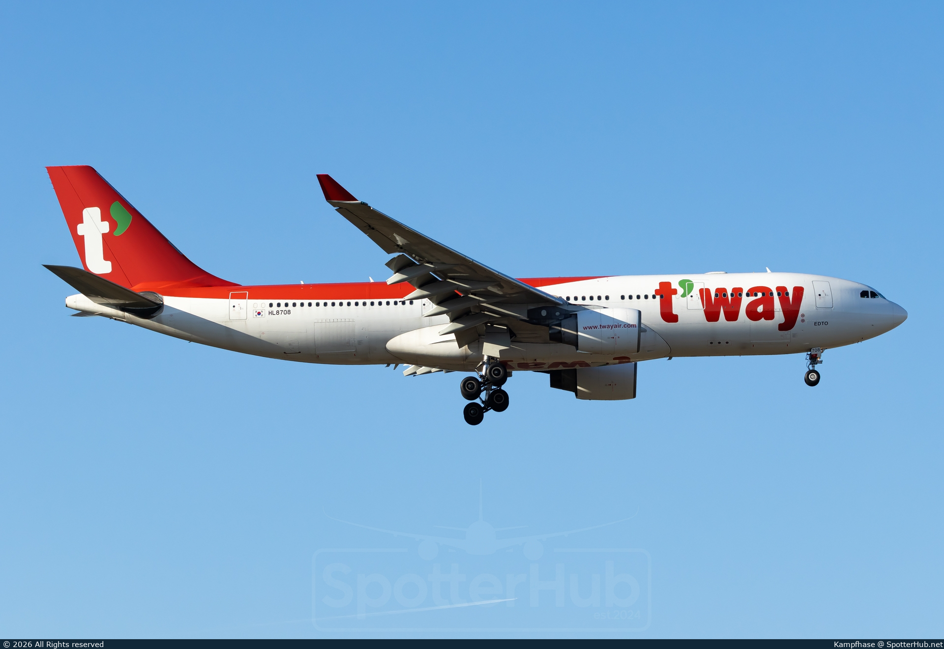 Photo of HL8708 - Airbus A330-223 operated by T'Way Air