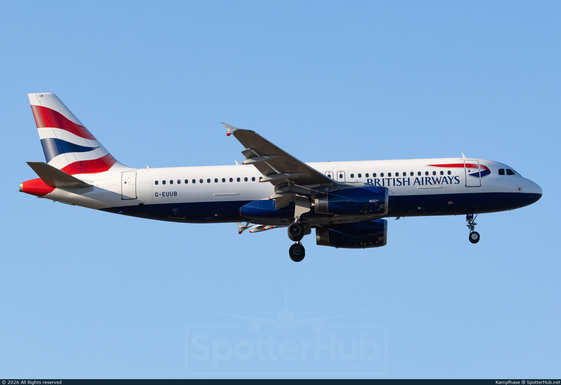 Photo of G-EUUB - Airbus A320-232 operated by British Airways