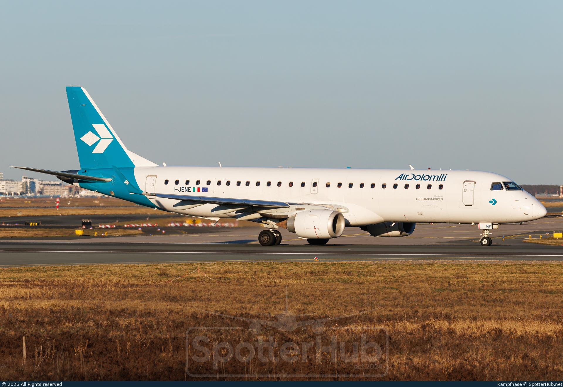 Photo of I-JENE - Embraer ERJ-190LR operated by Air Dolomiti