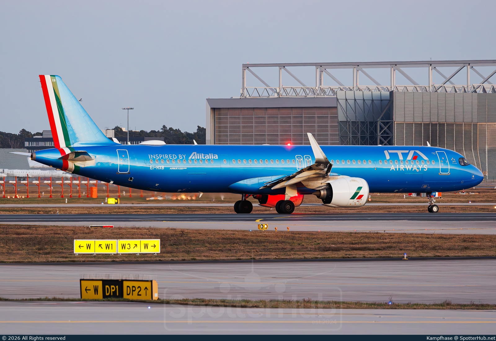 Photo of EI-HXB - Airbus A321-271NX operated by ITA Airways