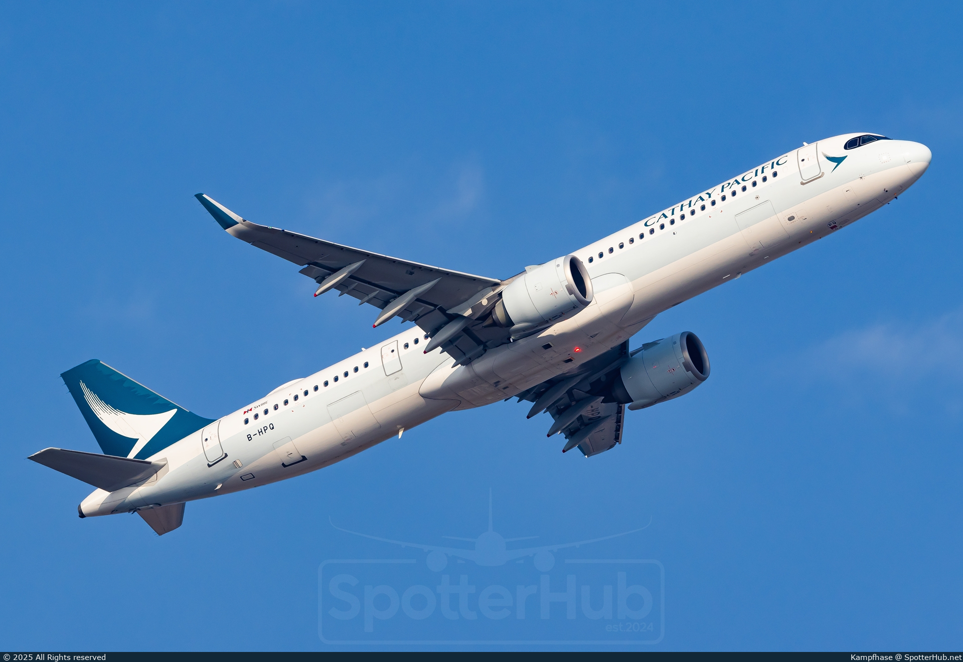 Photo of B-HPQ - Airbus A321-251NX operated by Cathay Pacific Airways