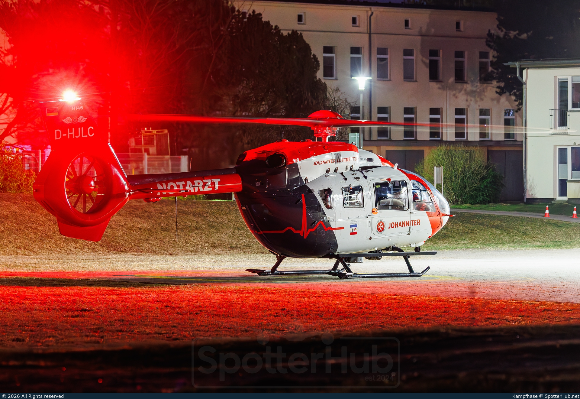 Photo of D-HJLC - Airbus Helicopters H145 at Hospital Heliport