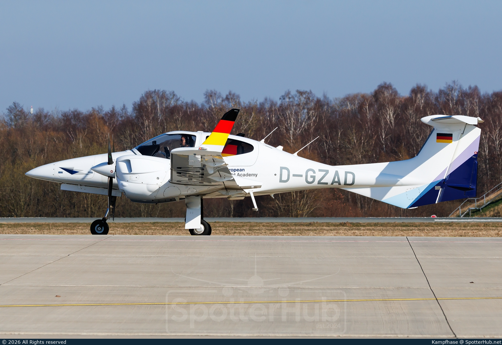 Photo of D-GZAD - Diamond DA42 NG Twin Star operated by European Flight Academy