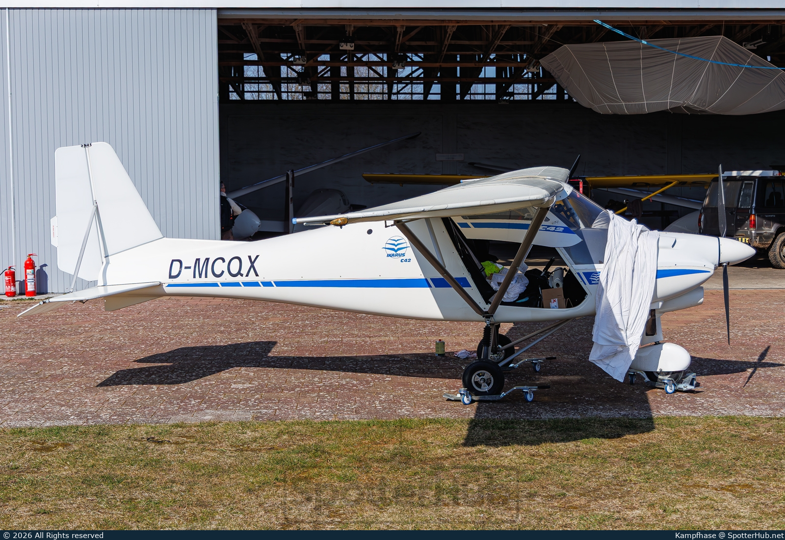 Photo of D-MCQX - Comco Ikarus C42 B operated by Warener Luftsportverein