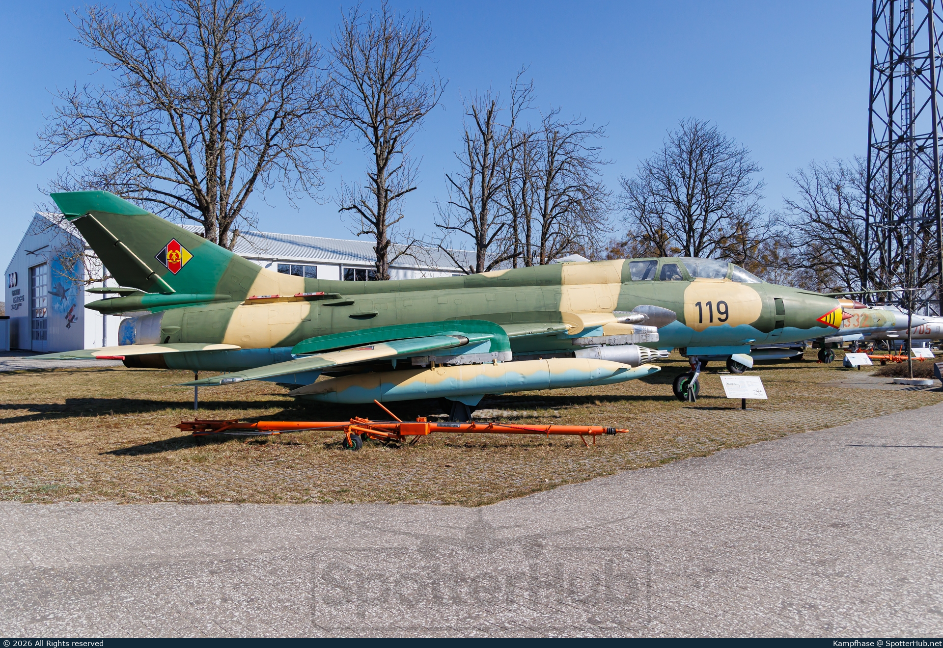 Photo of 119 - Sukhoi Su-22UM3K Fitter-G operated by German Democratic Republic Air Force