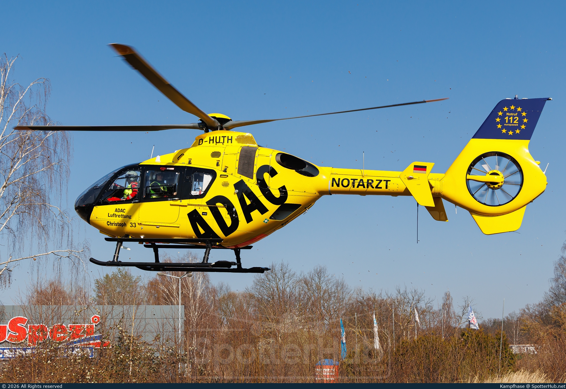 Photo of D-HUTH - Eurocopter EC135 P2+ operated by ADAC Luftrettung