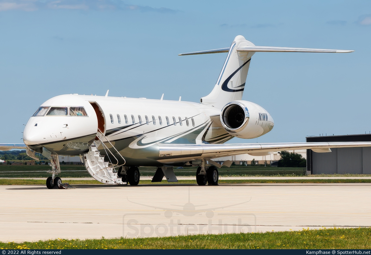 Photo of N1WW - Bombardier Global 6000 operated by Jet Aviation Flight Services