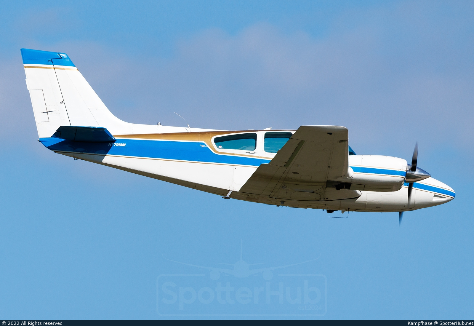 Photo of N779MM - Beechcraft 95-A55 Baron operated by Private