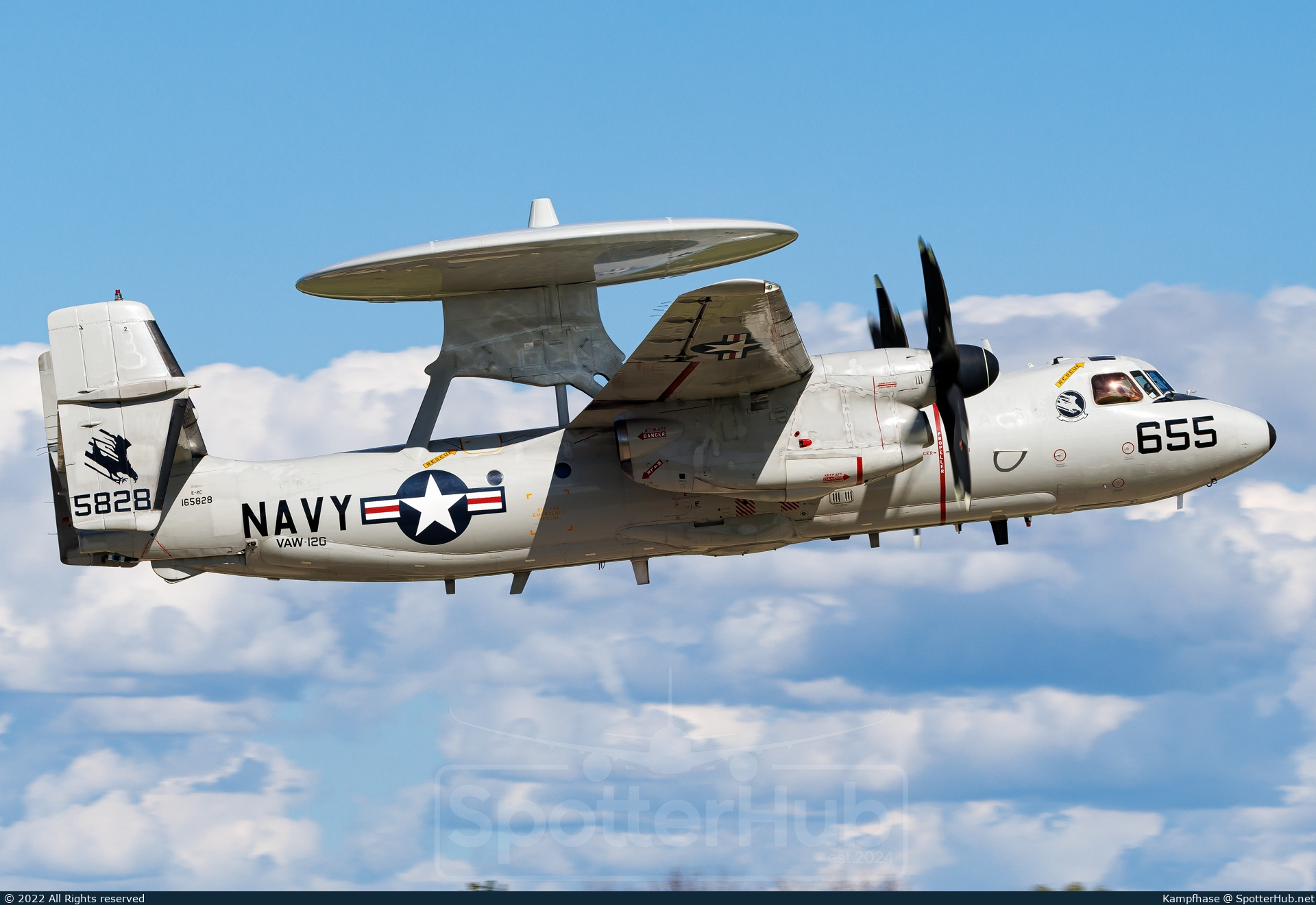 Photo of 165828 - Grumman E-2C Hawkeye operated by US Navy