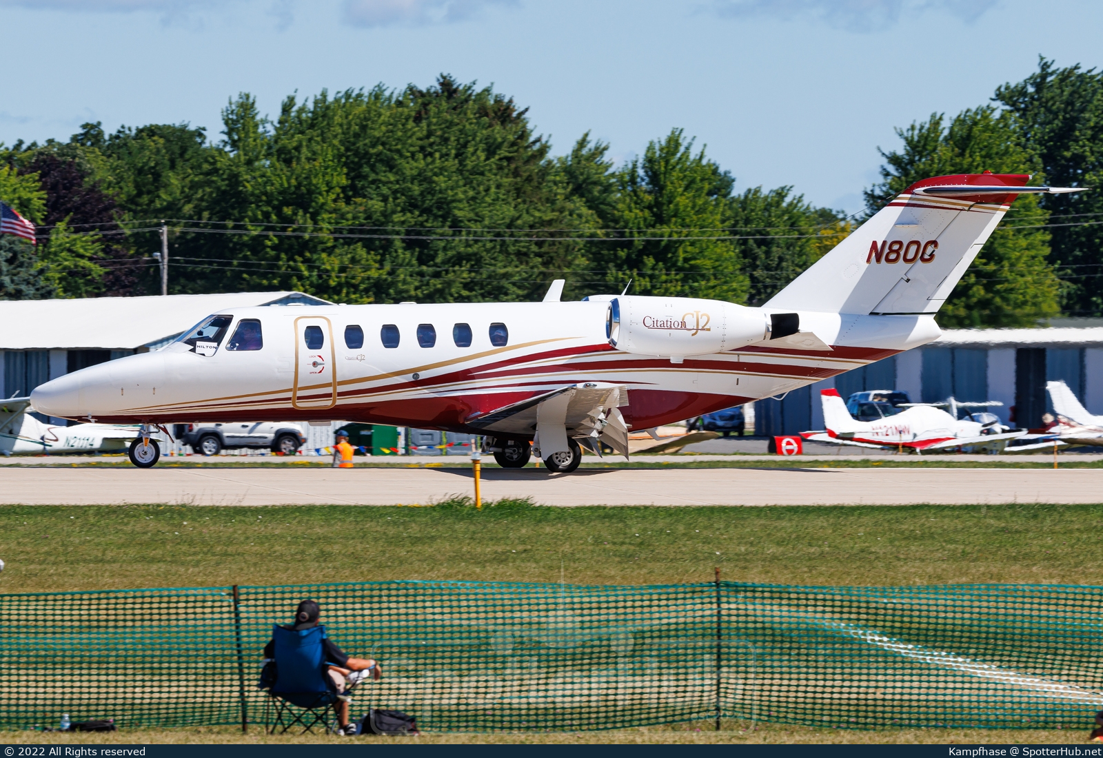 Photo of N80C - Cessna 525A Citation CJ2 operated by Private