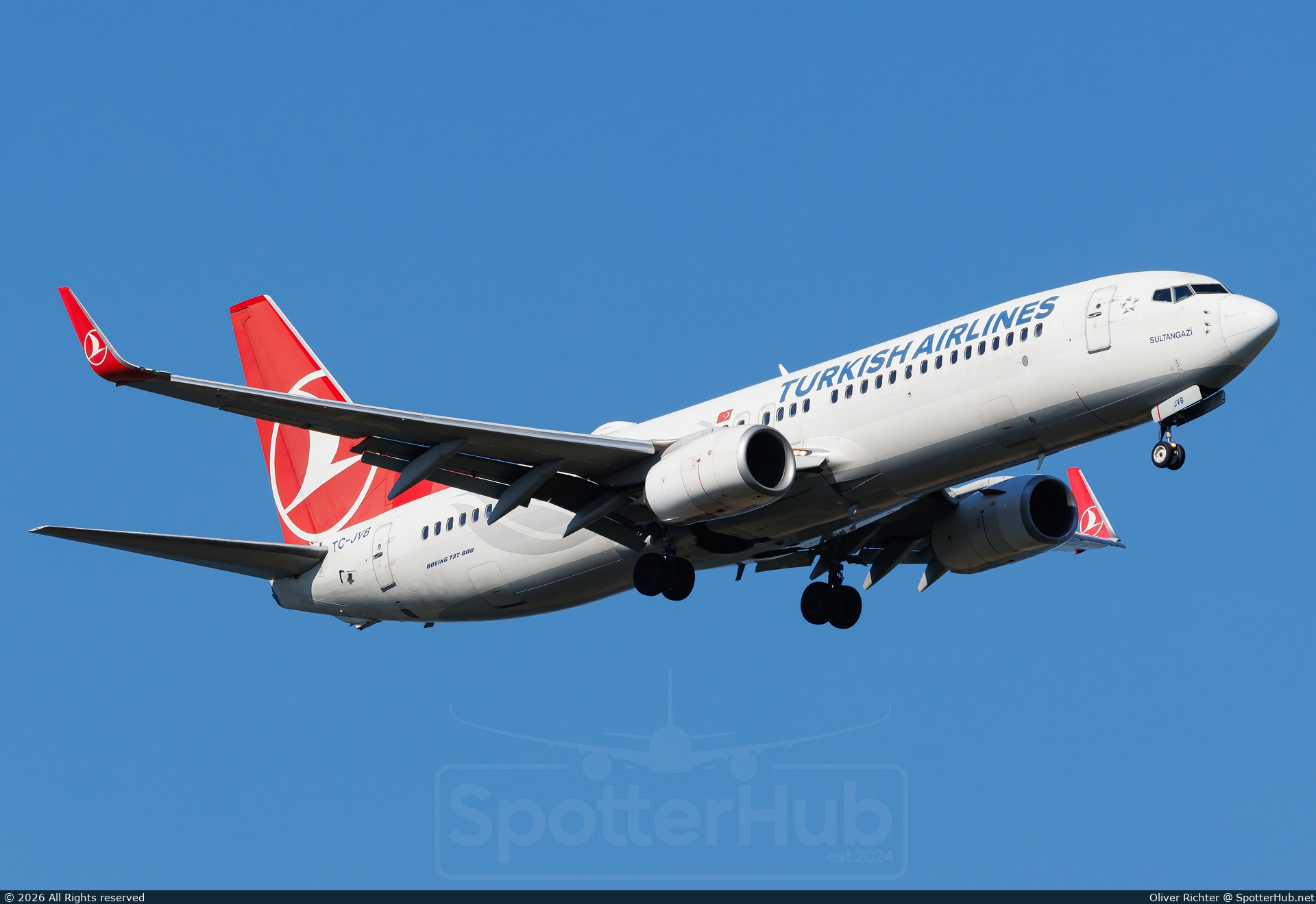 Photo of TC-JVB - Boeing 737-8F2 operated by Turkish Airlines