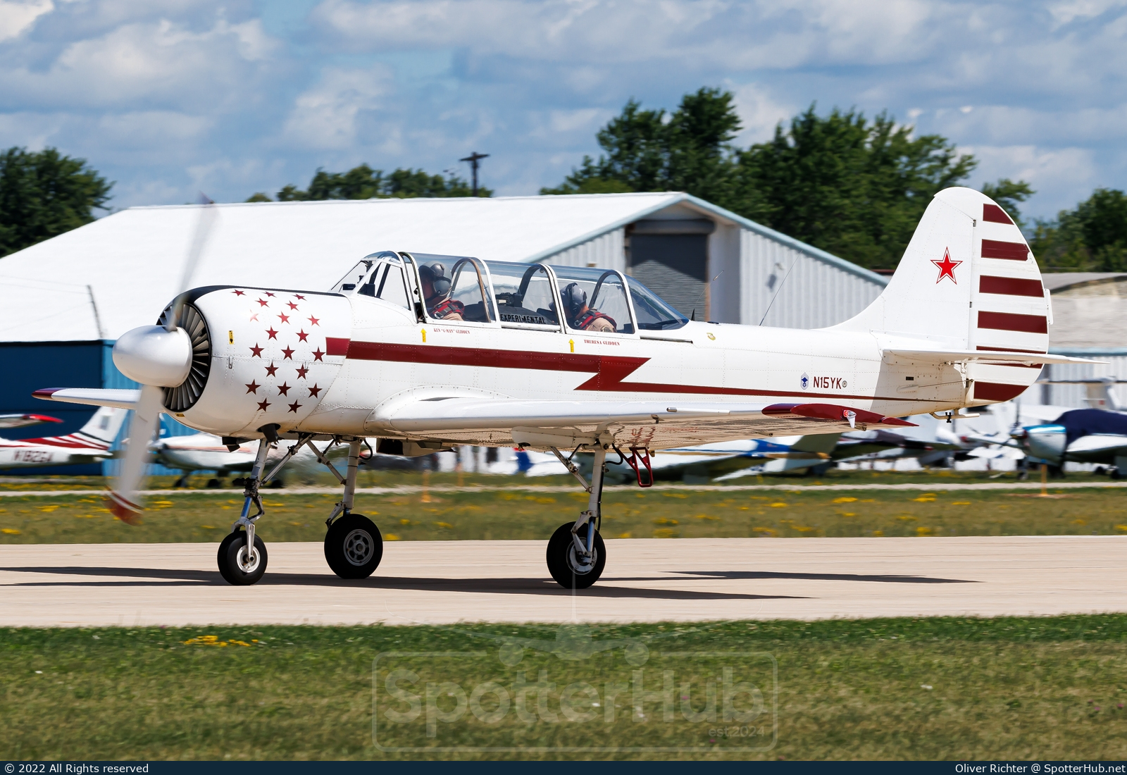 Photo of N15YK - Yakovlev Yak-52 operated by Private