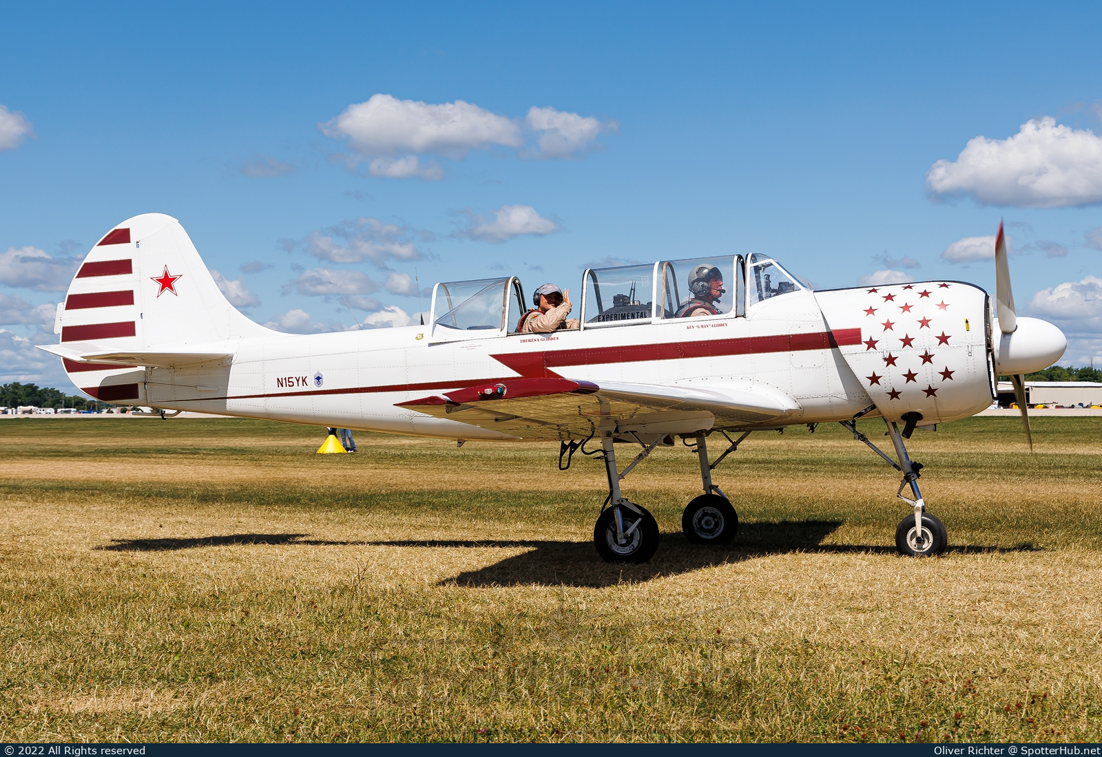 Photo of N15YK - Yakovlev Yak-52 operated by Private