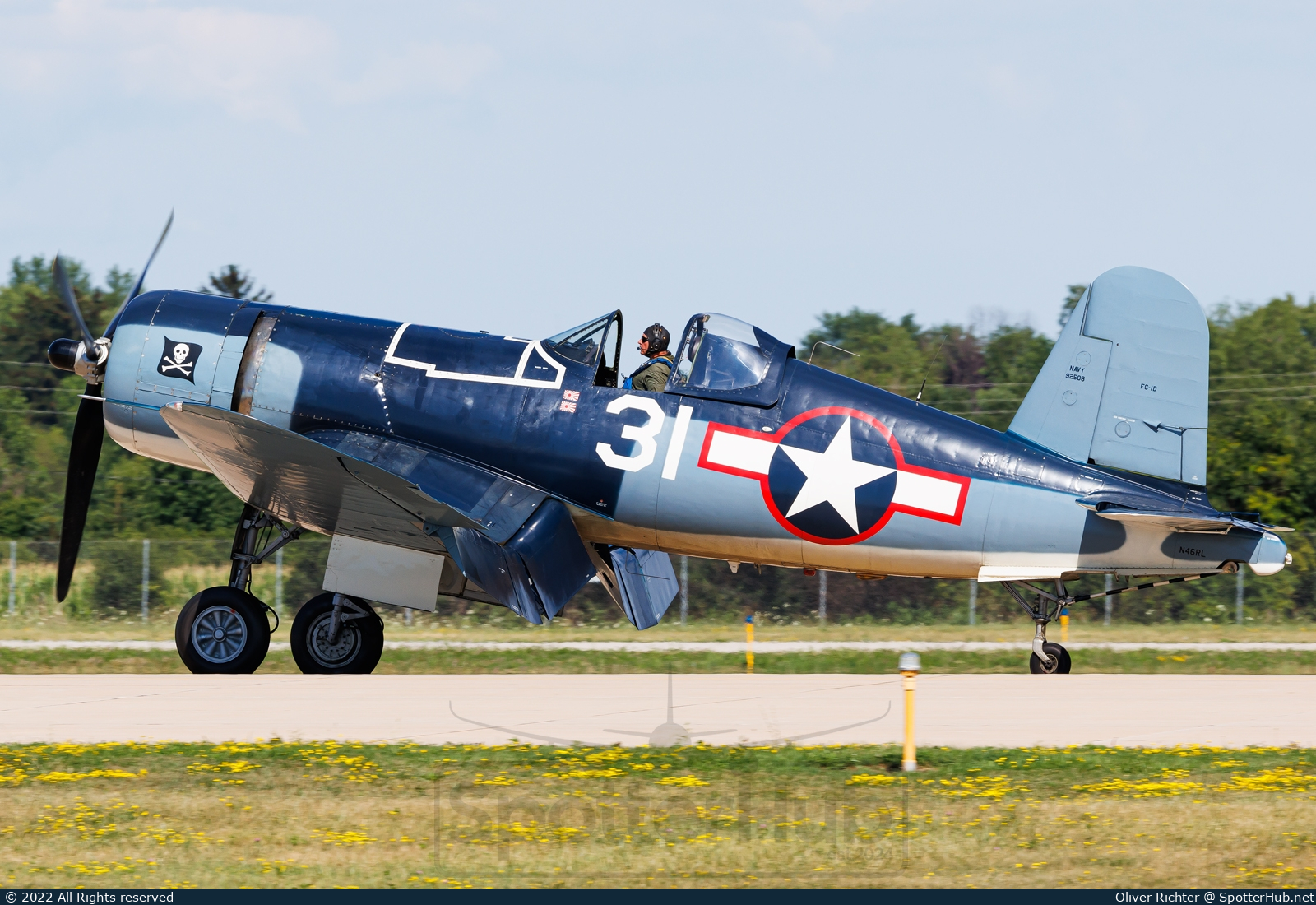 Photo of N46RL - Goodyear FG-1D Corsair operated by Military Aviation Museum