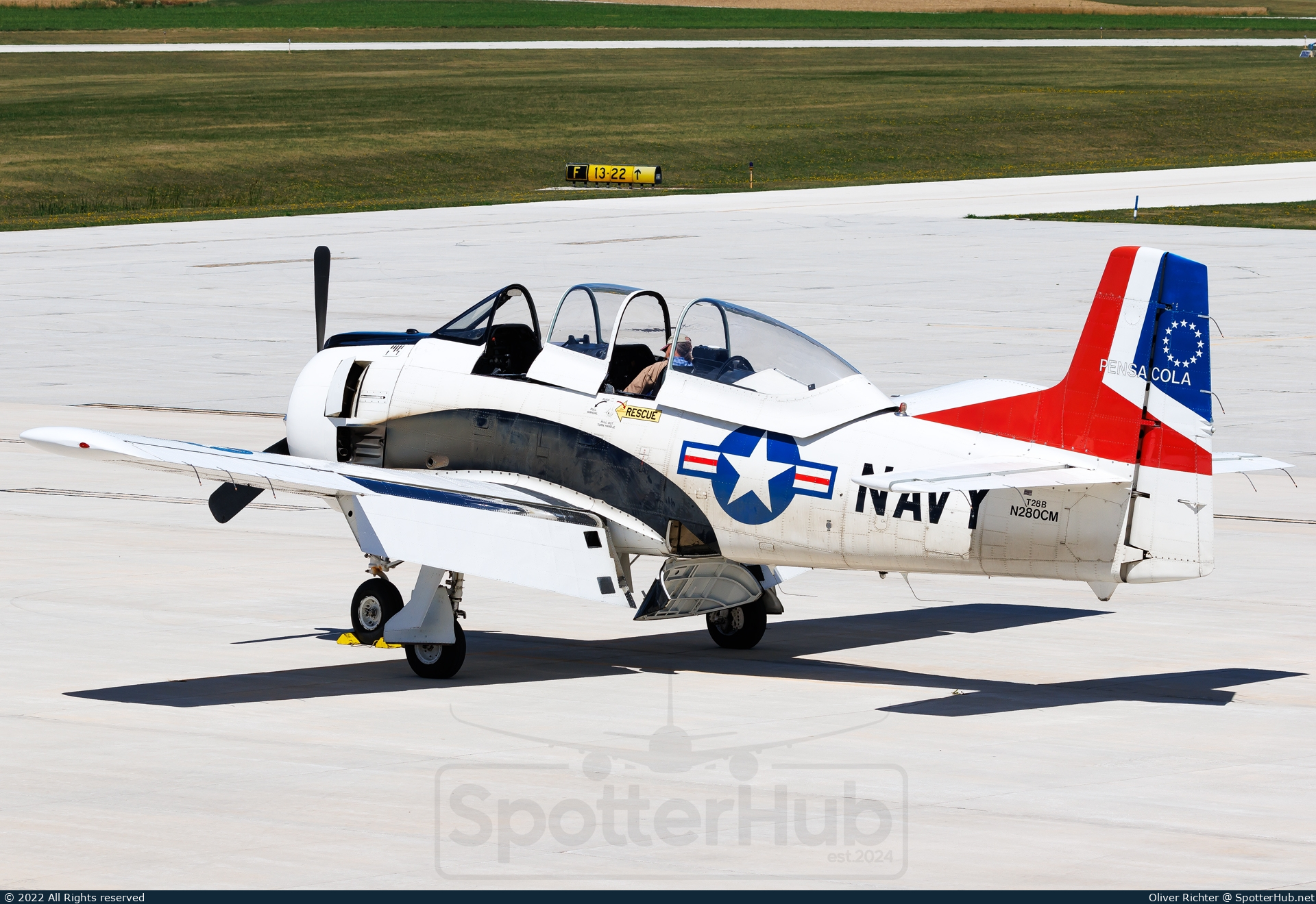 Photo of N280CM - North American T-28B Trojan operated by Private