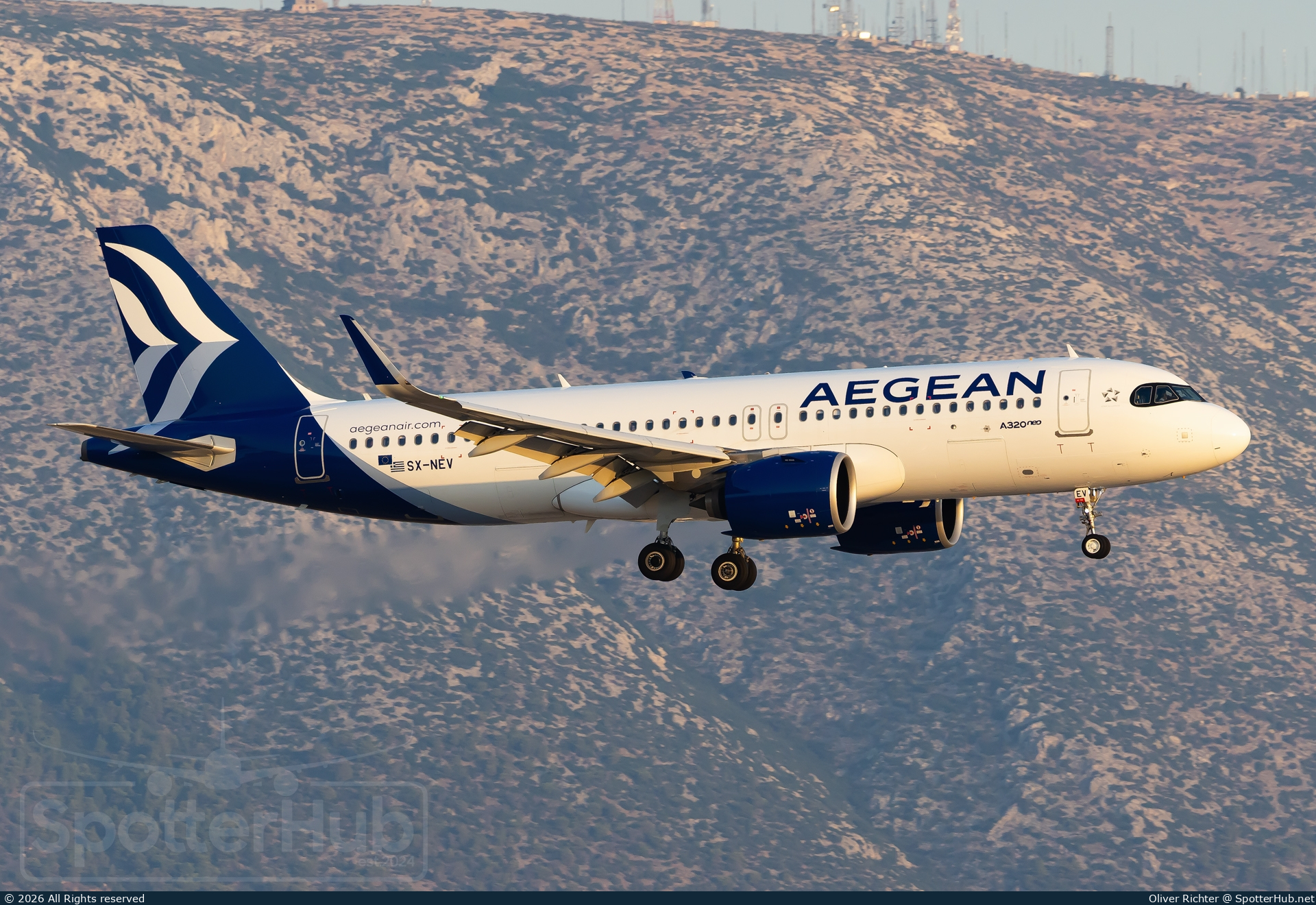 Photo of SX-NEV - Airbus A320-271N operated by Aegean Airlines