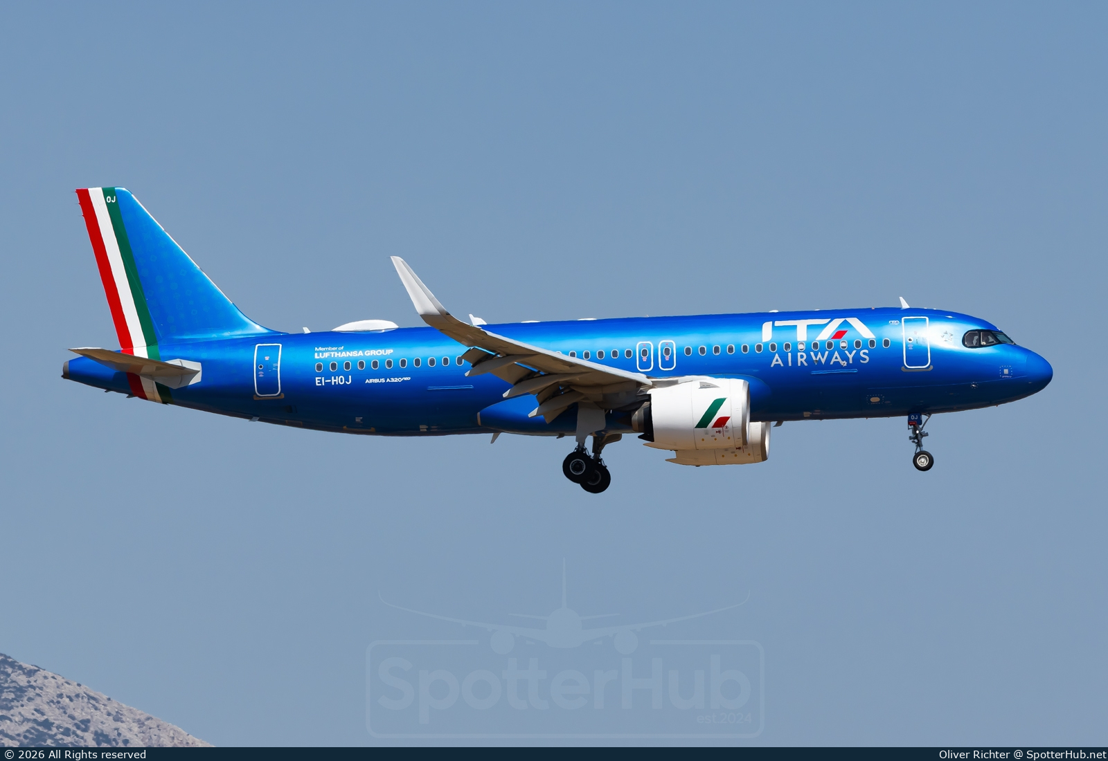 Photo of EI-HOJ - Airbus A320-272N operated by ITA Airways