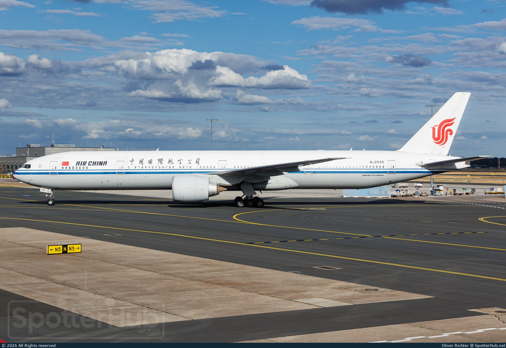 Photo of B-2045 - Boeing 777-39L(ER) operated by Air China