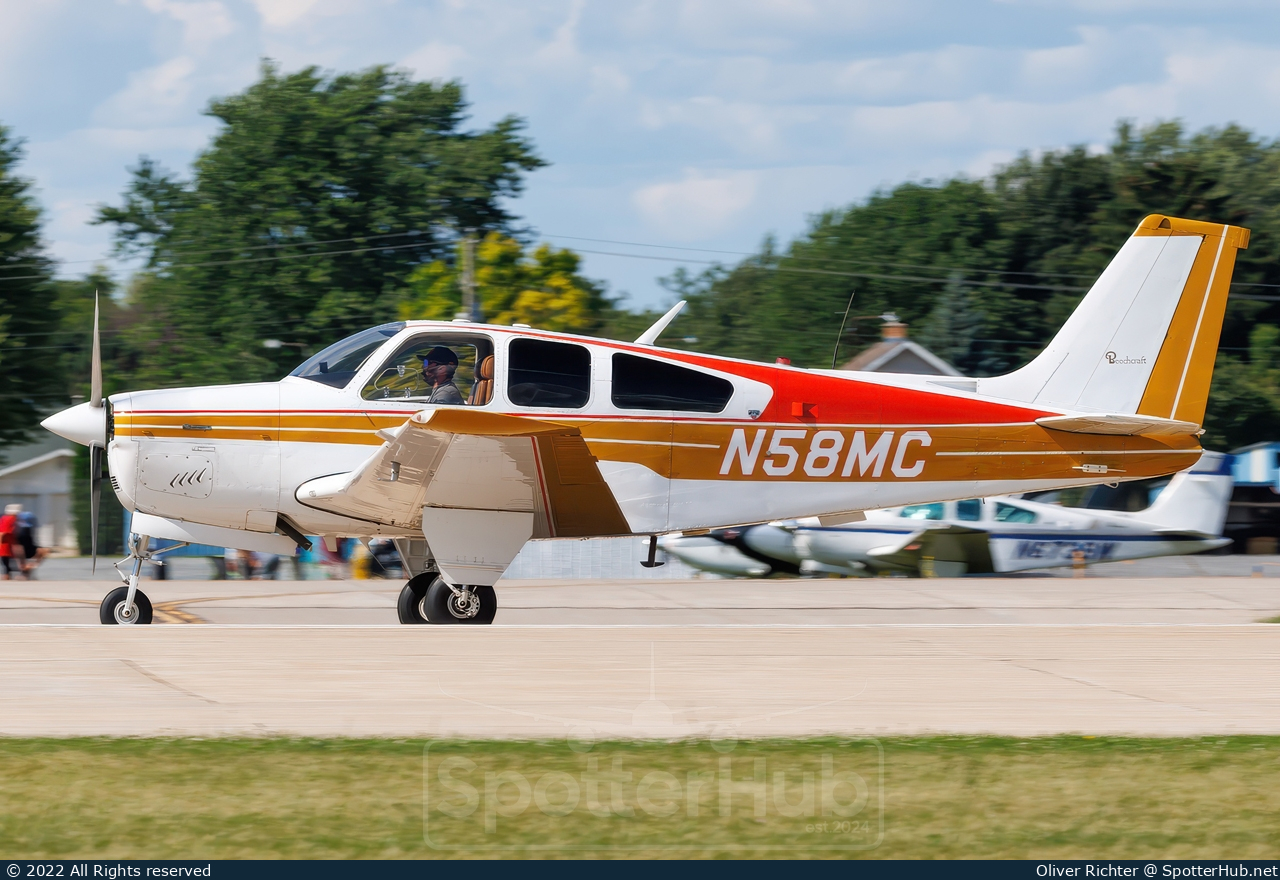 Photo of N58MC - Beechcraft F33C Bonanza operated by Private