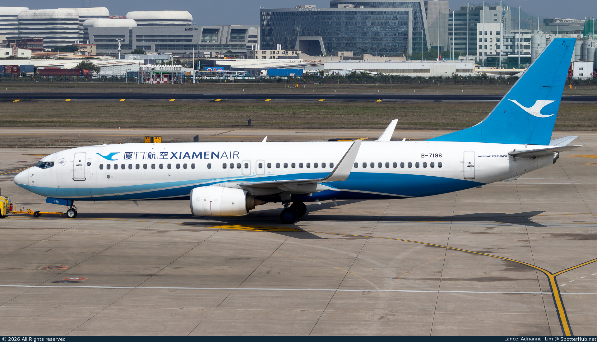 Photo of B-7196 - Boeing 737-85C operated by Xiamen Airlines