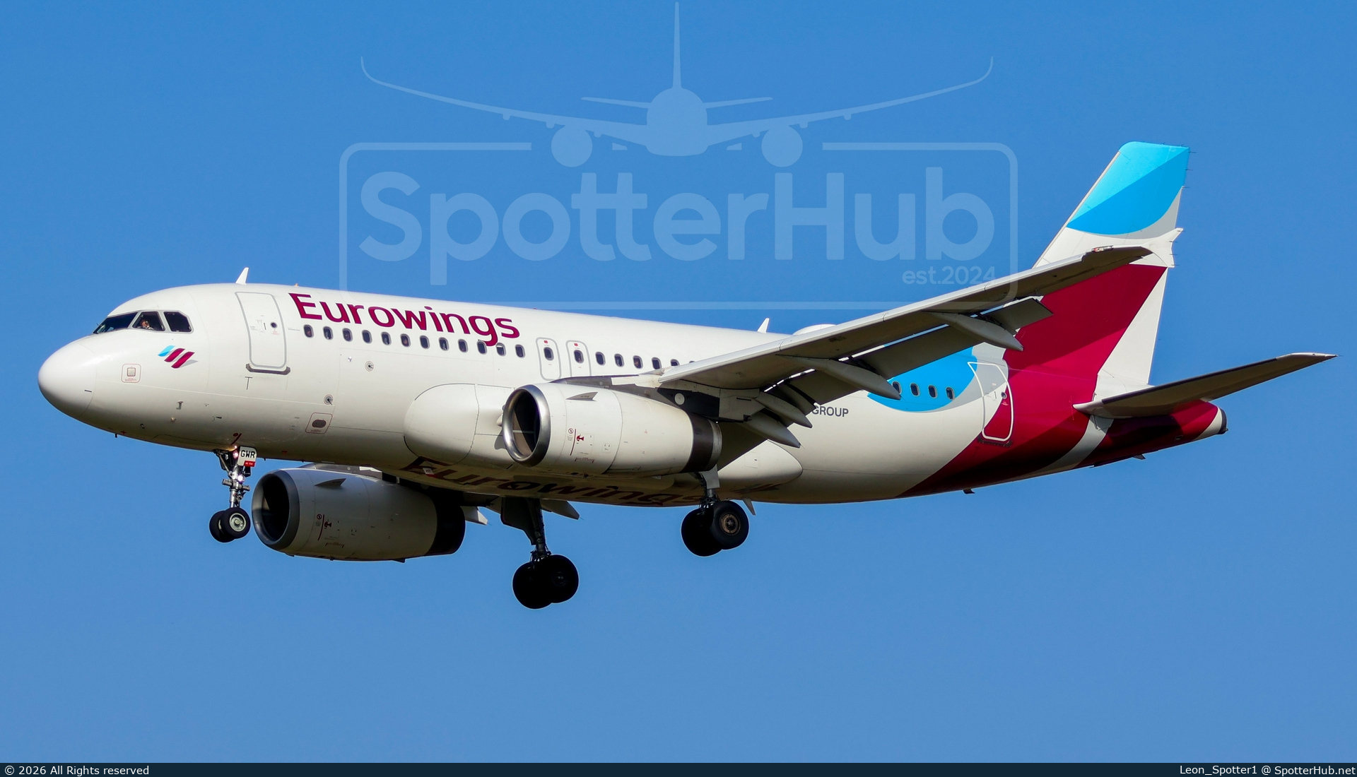Photo of D-AGWR - Airbus A319-132 operated by Eurowings