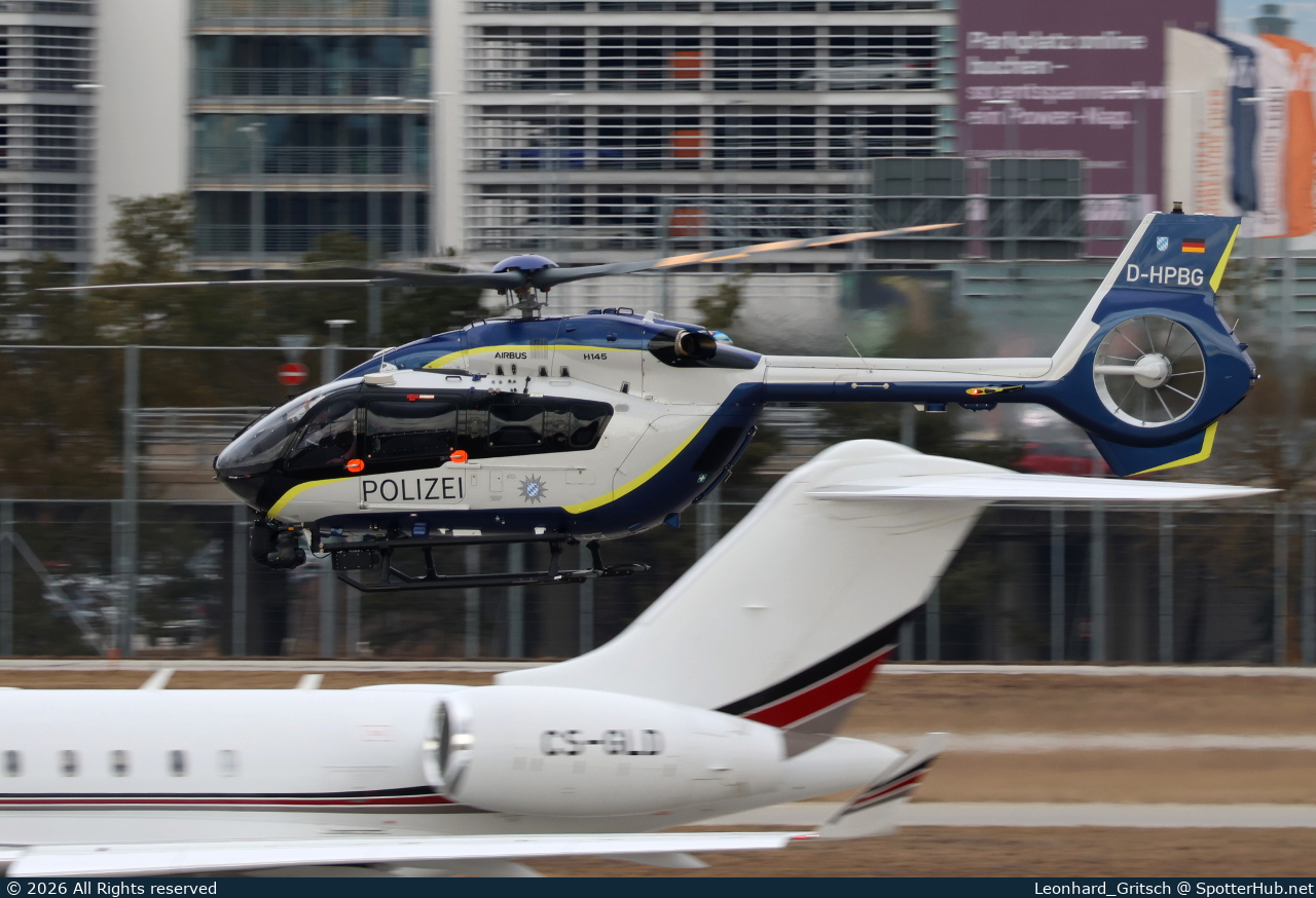 Photo of D-HPBG - Airbus Helicopters H145 operated by German Police - Hubschrauberstaffel Bayern