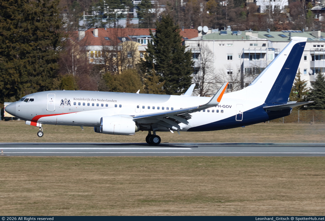 Photo of PH-GOV - Boeing 737-700(BBJ) operated by Government of the Netherlands