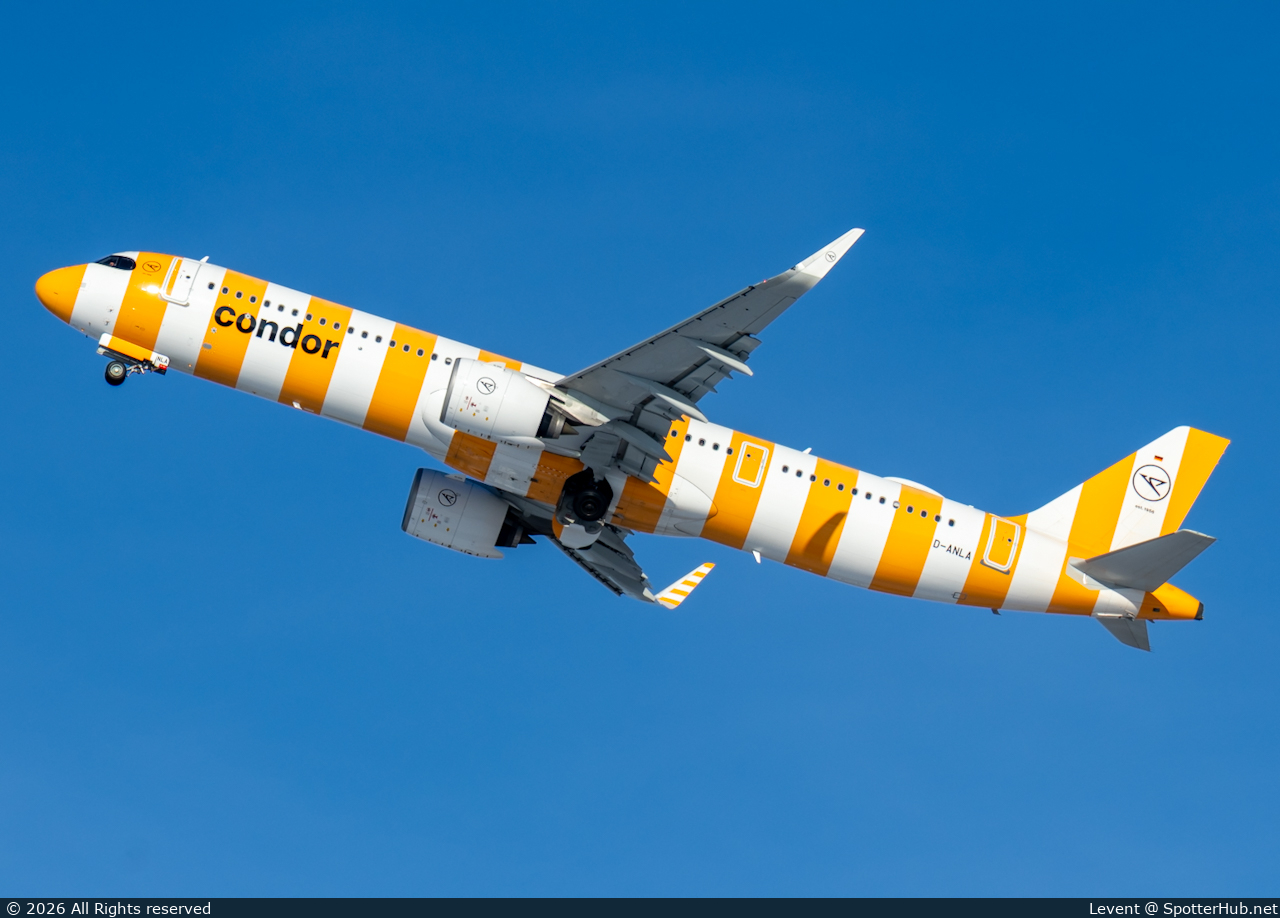Photo of D-ANLA - Airbus A321-271NX operated by Condor