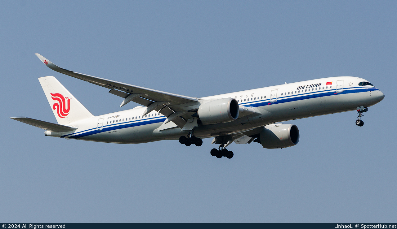 Photo of B-329K - Airbus A350-941 operated by Air China