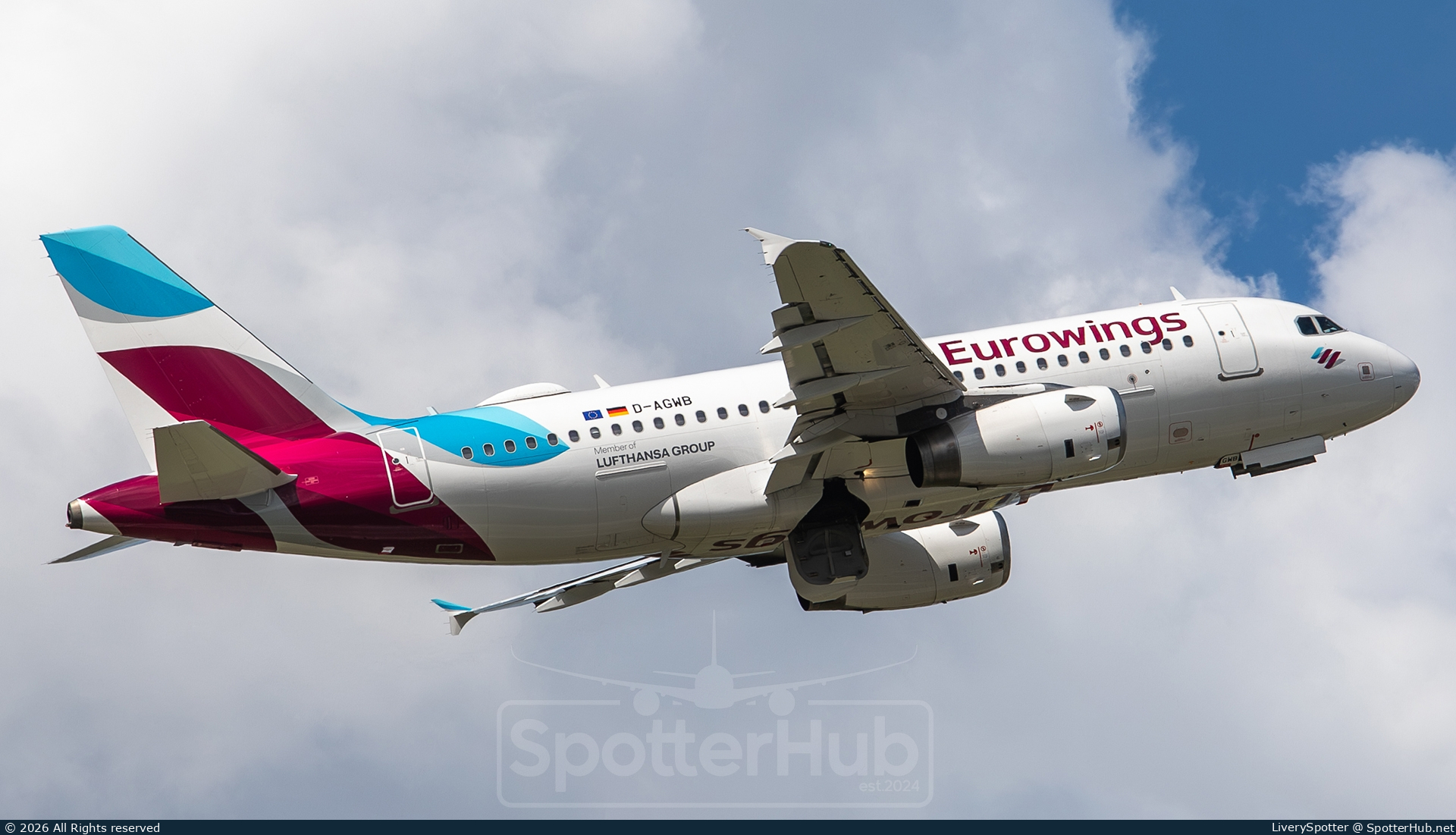 Photo of D-AGWB - Airbus A319-132 operated by Eurowings