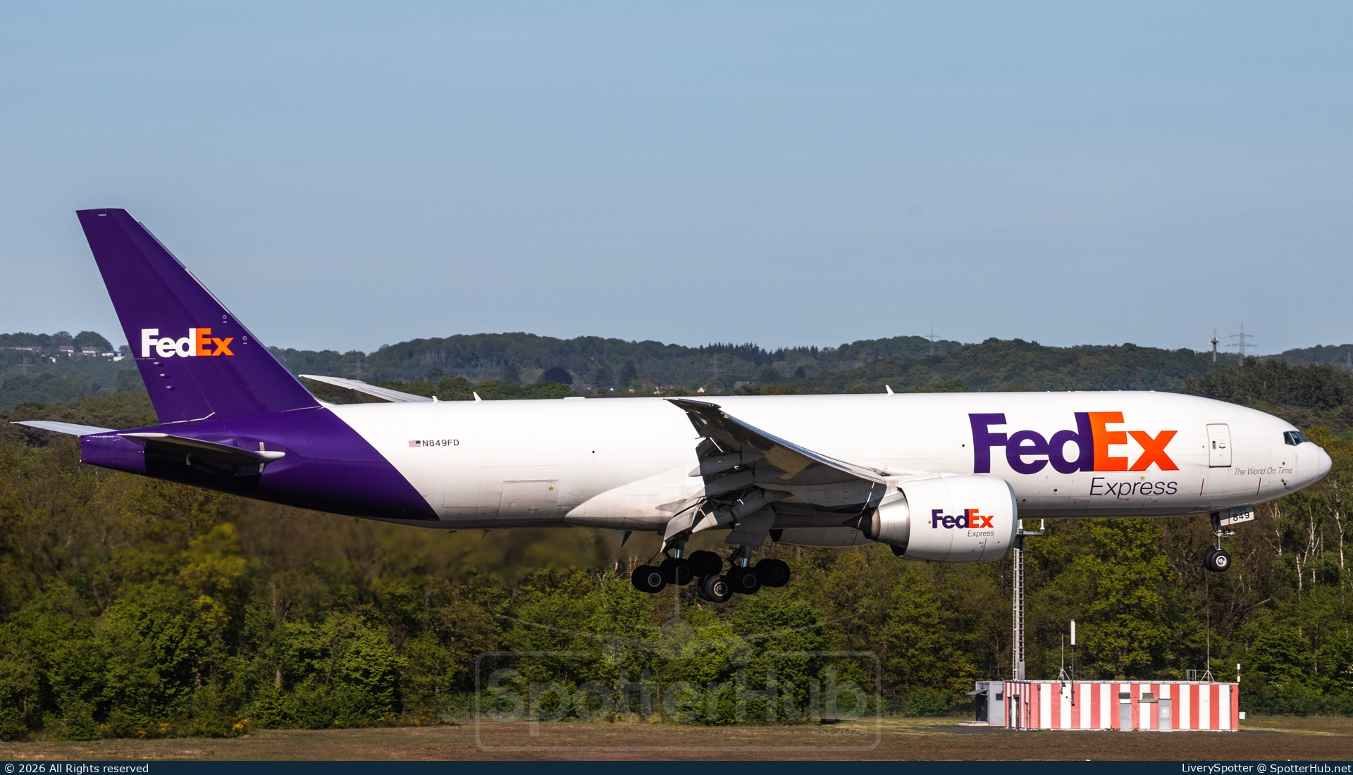 Photo of N849FD - Boeing 777-F operated by FedEx