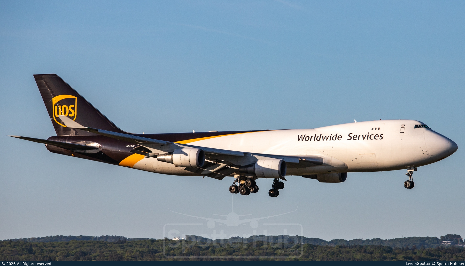 Photo of N573UP - Boeing 747-44AF operated by UPS United Parcel Service