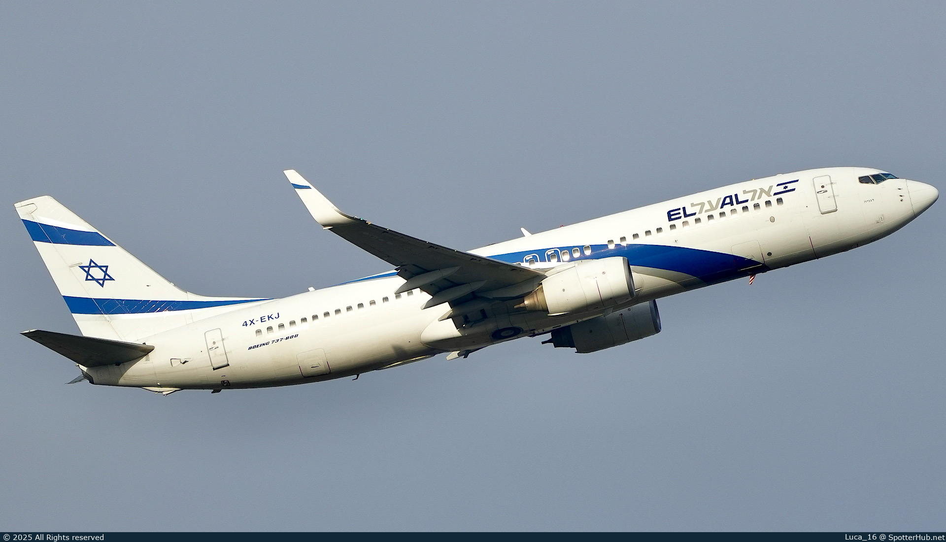 Photo of 4X-EKJ - Boeing 737-85P operated by El Al Israel Airlines