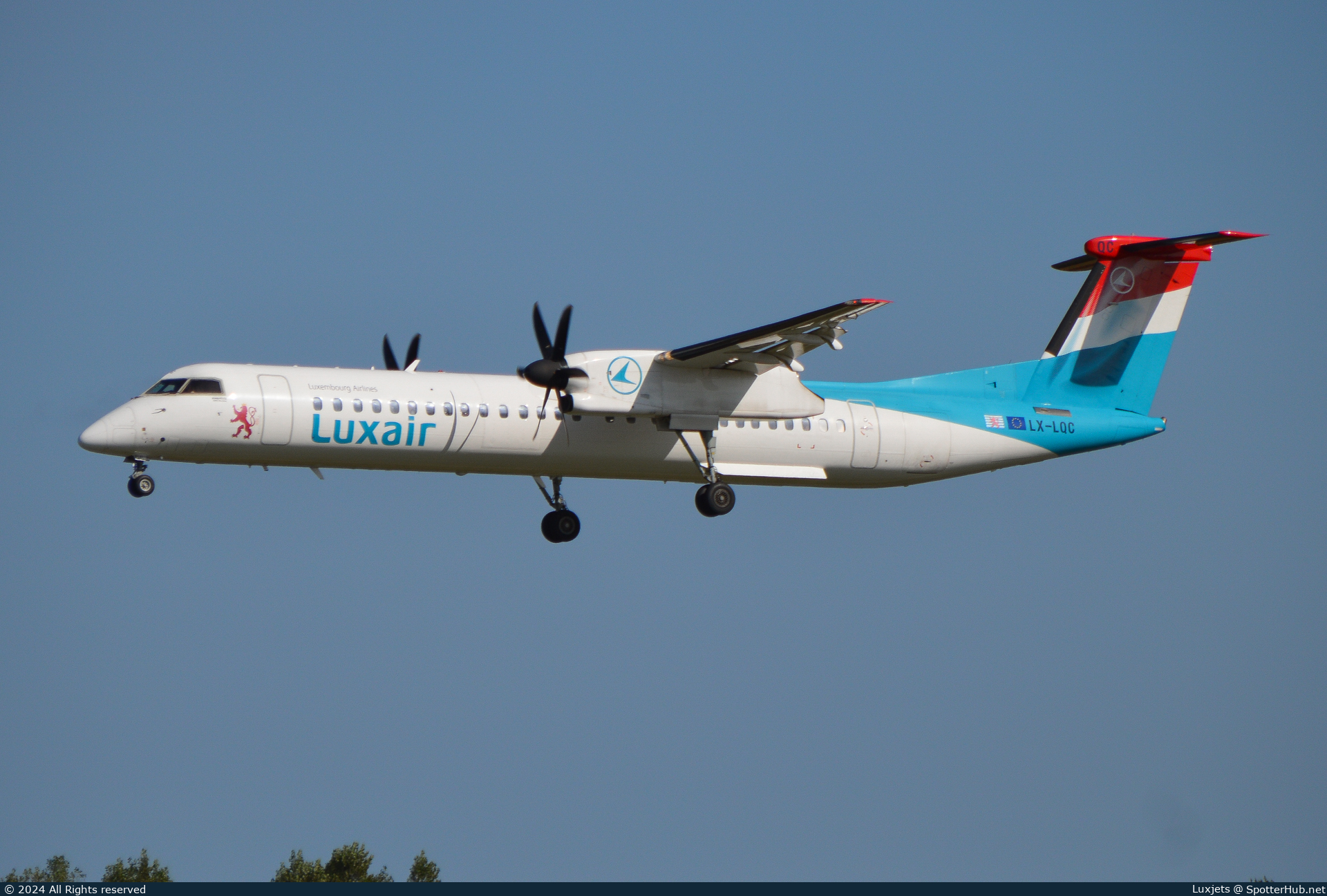 Photo of LX-LQC - Bombardier DHC-8-402 Dash 8 Q400 operated by Luxair