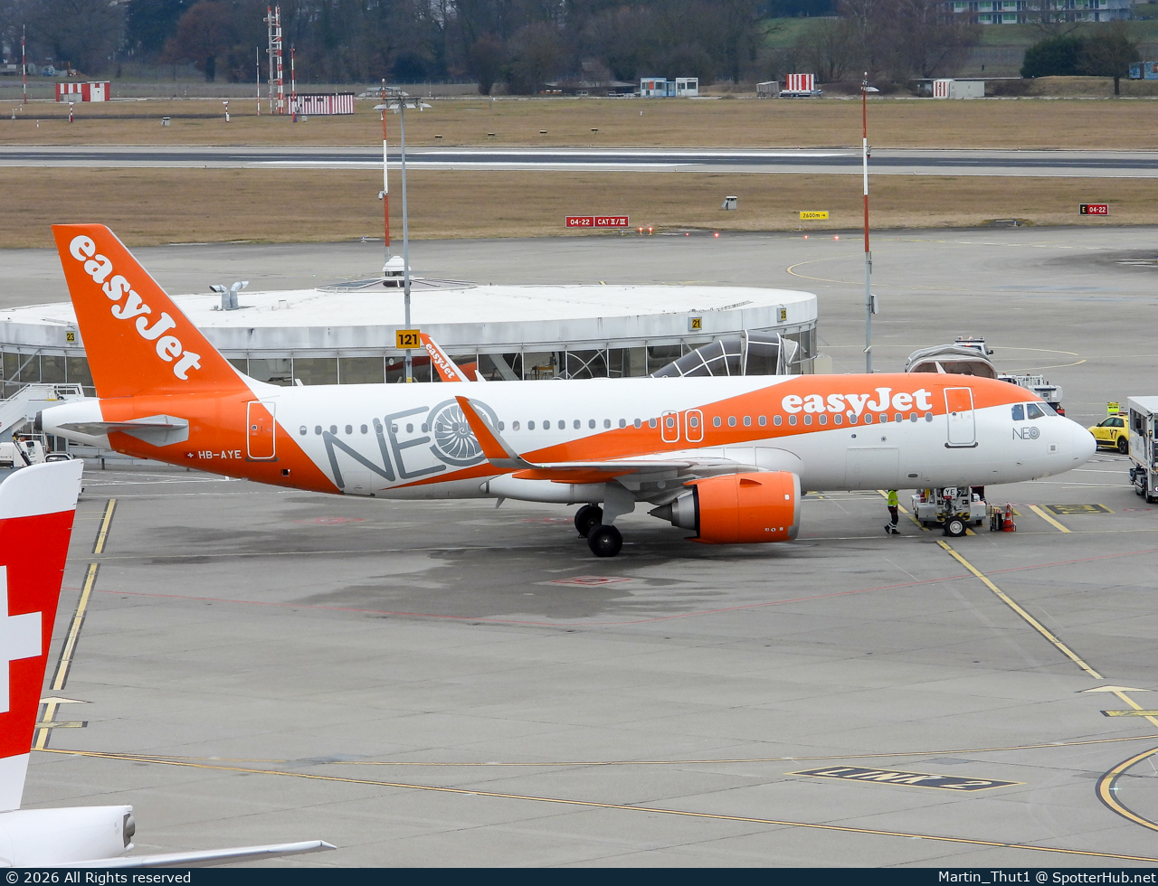 Photo of HB-AYE - Airbus A320-251N operated by easyJet Switzerland
