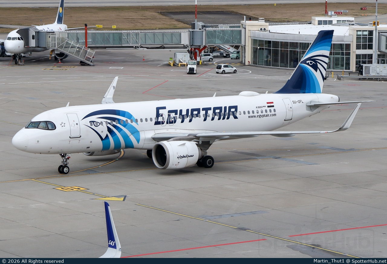 Photo of SU-GFL - Airbus A320-251N operated by Egyptair
