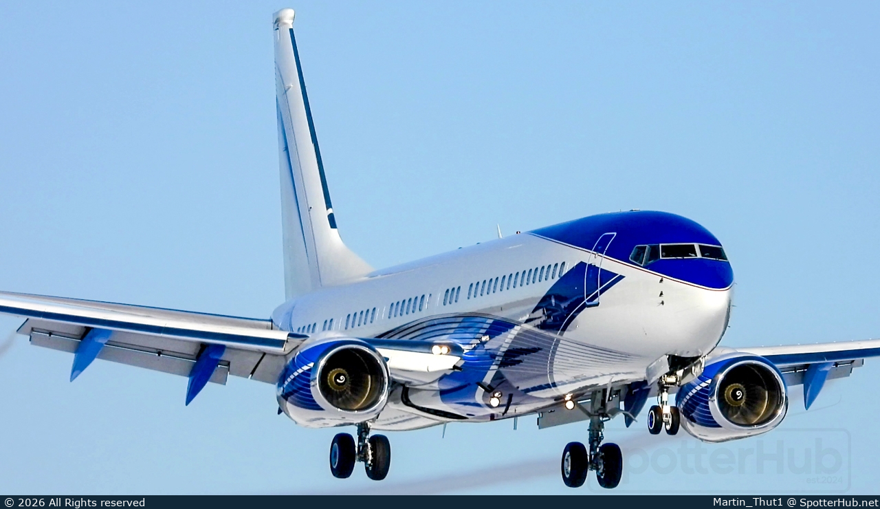 Photo of N737M - Boeing 737-8EQ(BBJ2) operated by EIE Eagle Inc.