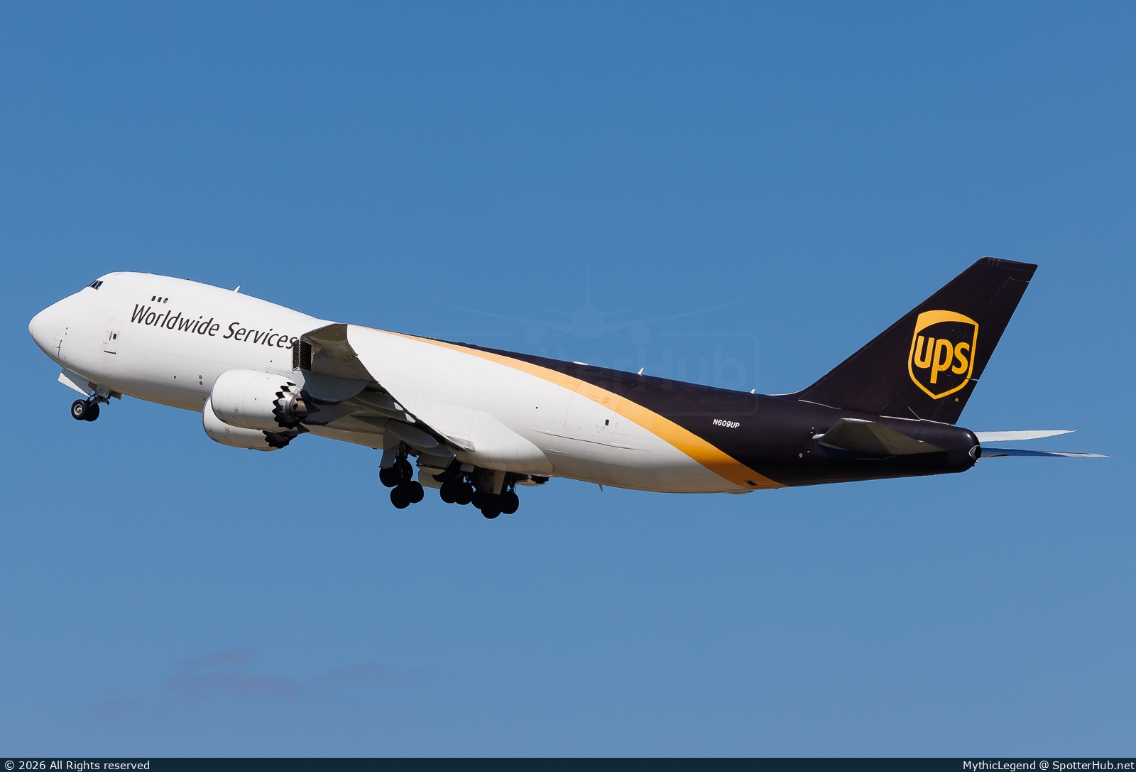 Photo of N609UP - Boeing 747-84AF operated by UPS United Parcel Service