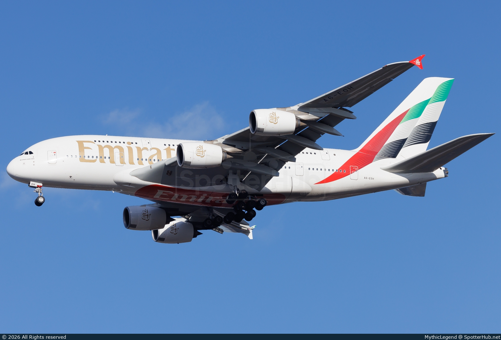 Photo of A6-EOH - Airbus A380-861 operated by Emirates