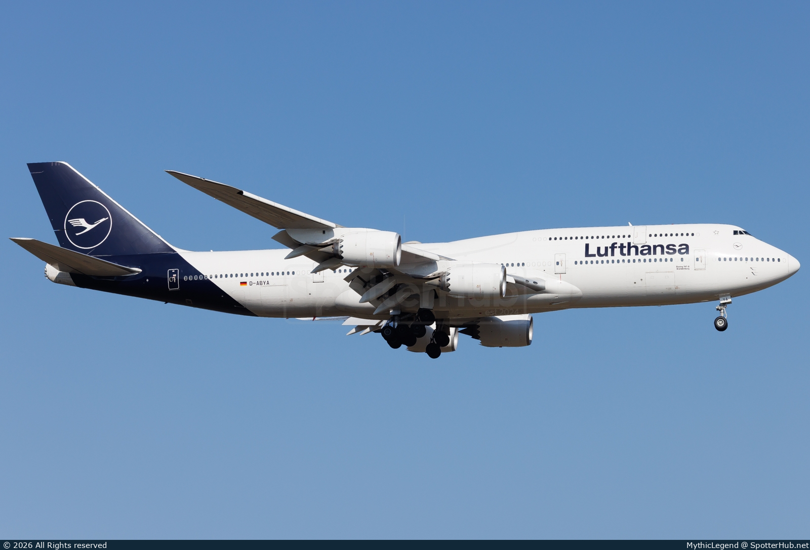 Photo of D-ABYA - Boeing 747-830 operated by Lufthansa