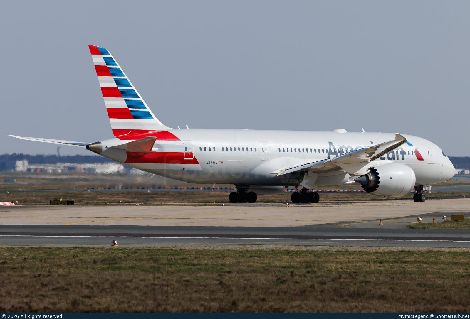 Photo of N874AN - Boeing 787-8 Dreamliner operated by American Airlines