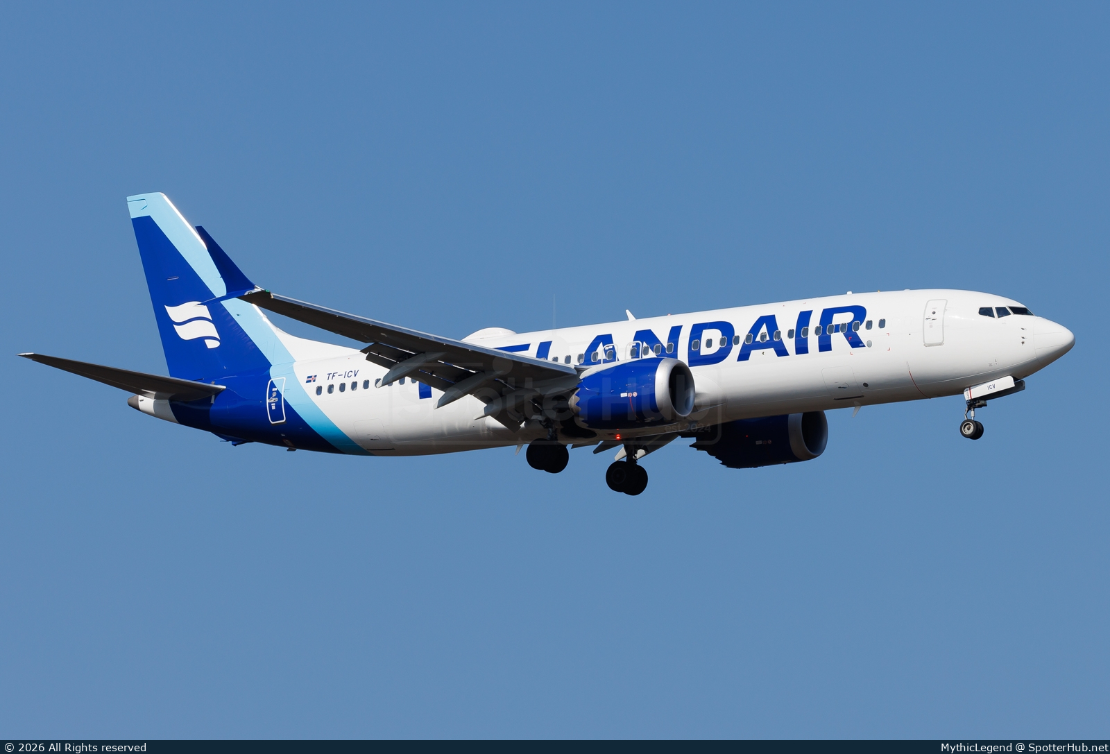 Photo of TF-ICV - Boeing 737 MAX 8 operated by Icelandair