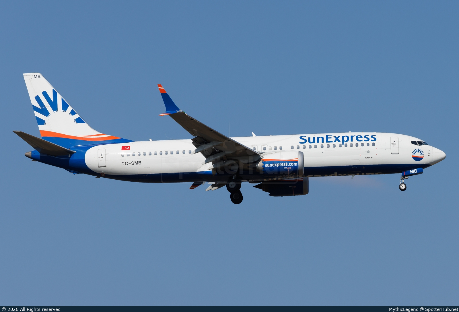 Photo of TC-SMB - Boeing 737 MAX 8 operated by SunExpress