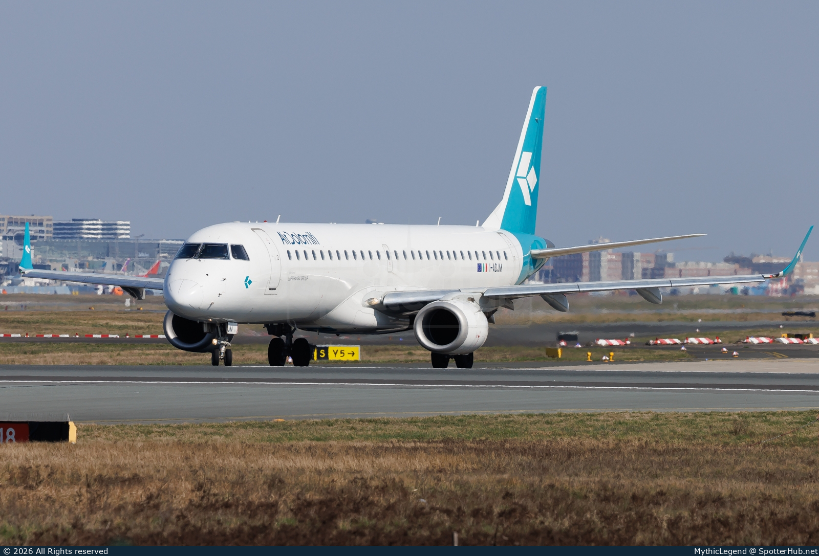 Photo of I-ADJM - Embraer ERJ-195LR operated by Air Dolomiti