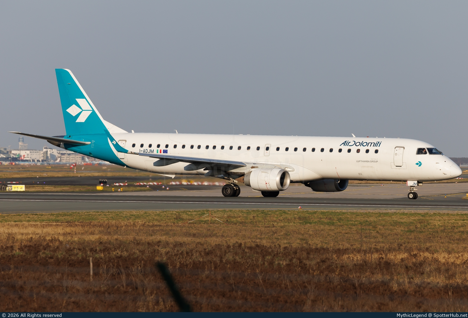 Photo of I-ADJM - Embraer ERJ-195LR operated by Air Dolomiti