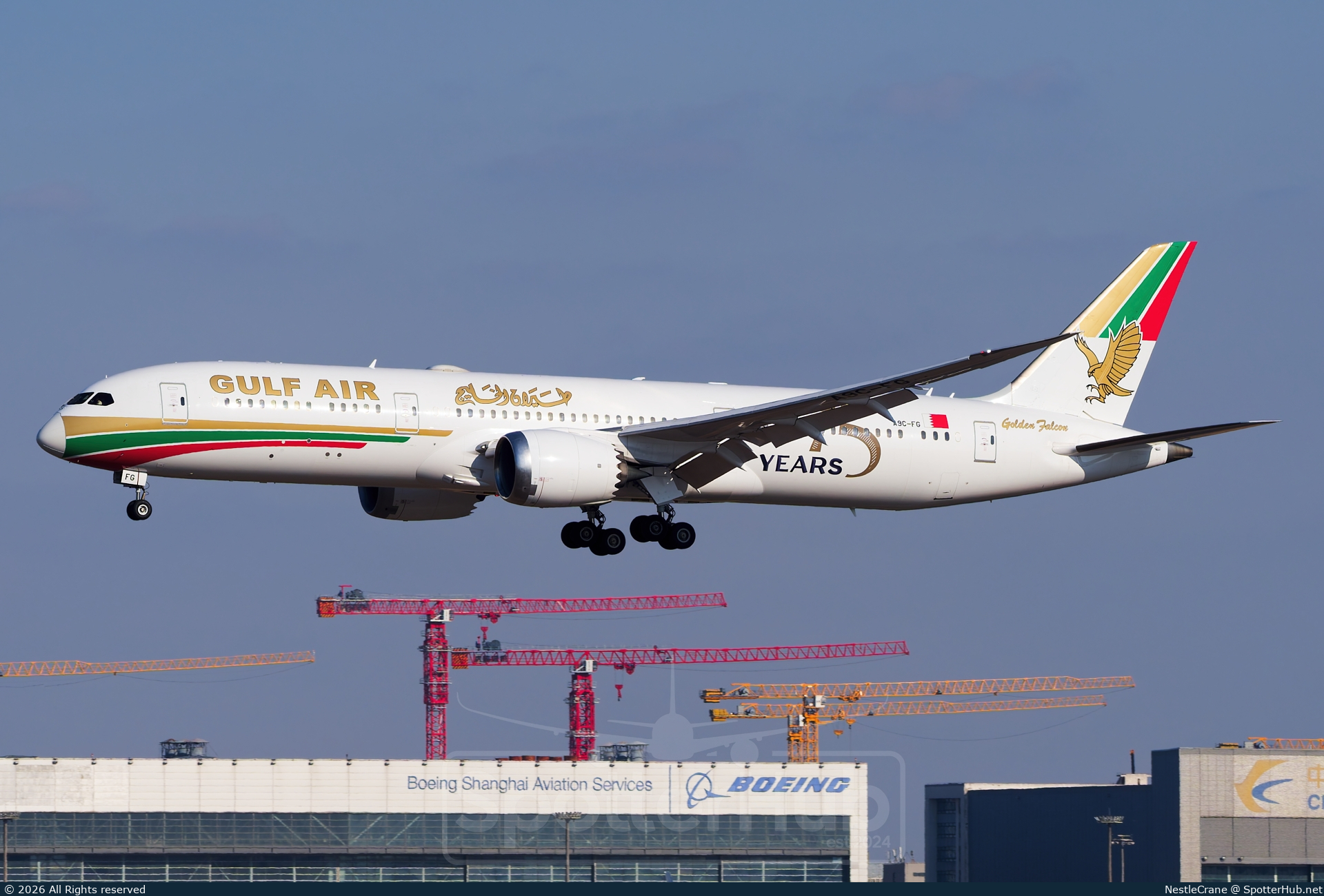 Photo of A9C-FG - Boeing 787-9 Dreamliner operated by Gulf Air