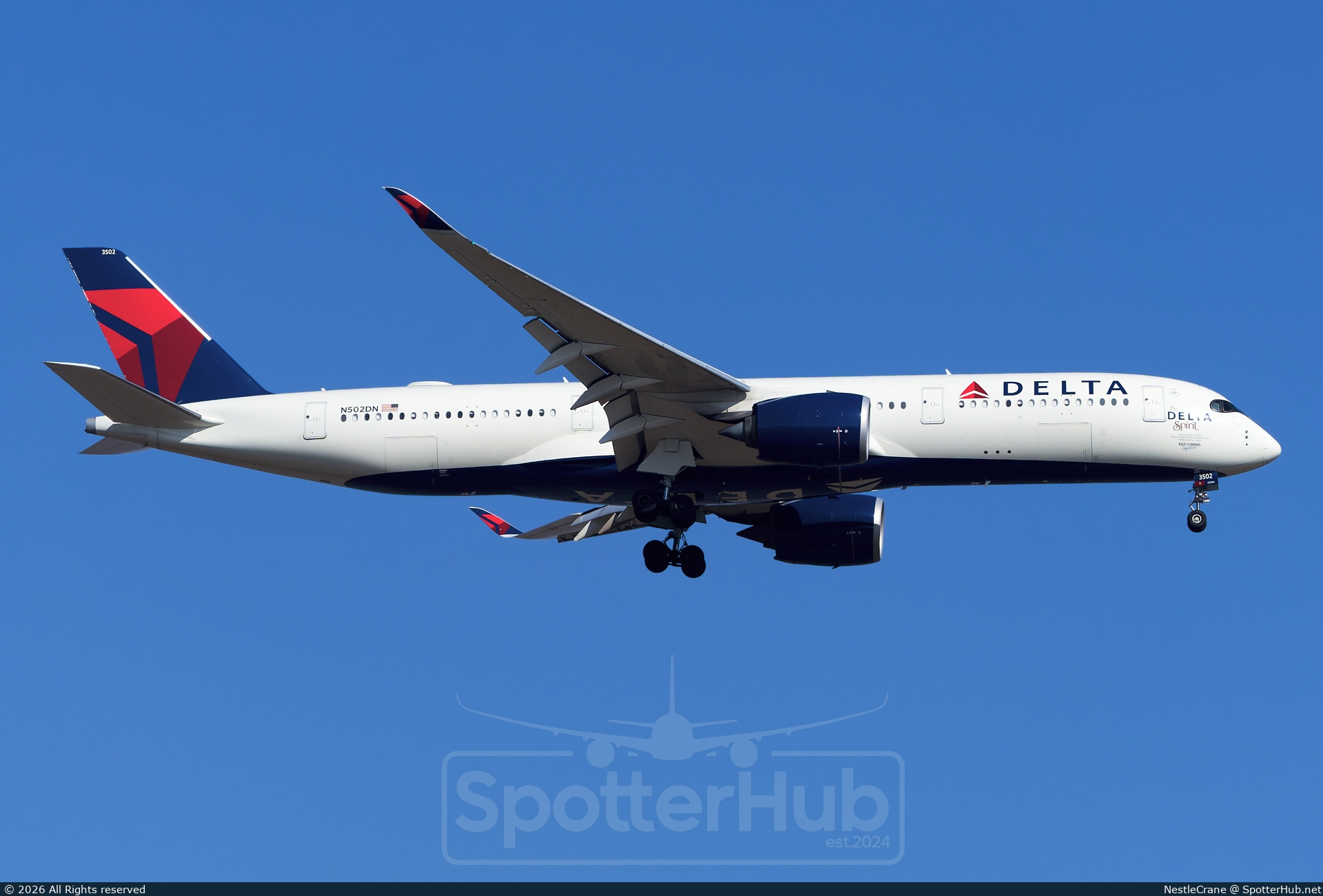 Photo of N502DN - Airbus A350-941 operated by Delta Air Lines