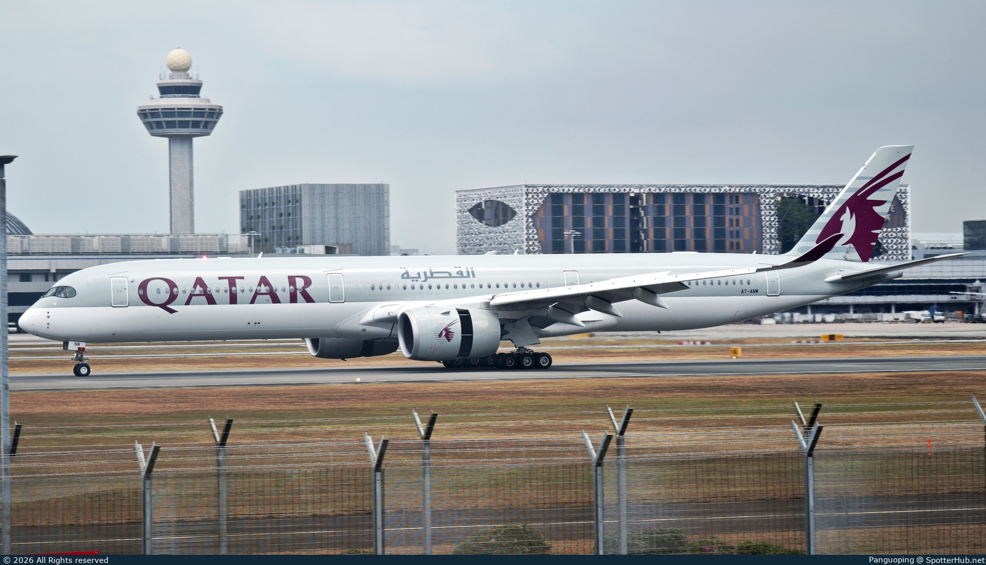 Photo of A7-ANM - Airbus A350-1041 operated by Qatar Airways