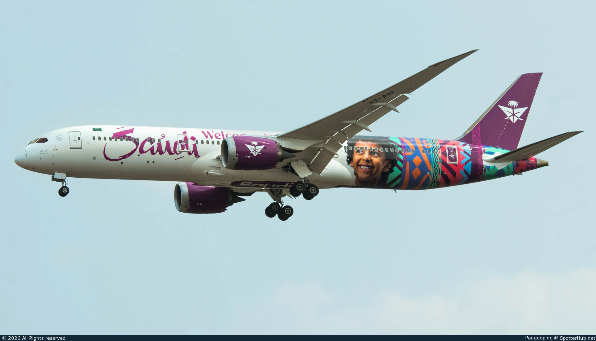 Photo of HZ-ARF - Boeing 787-9 Dreamliner operated by Saudia