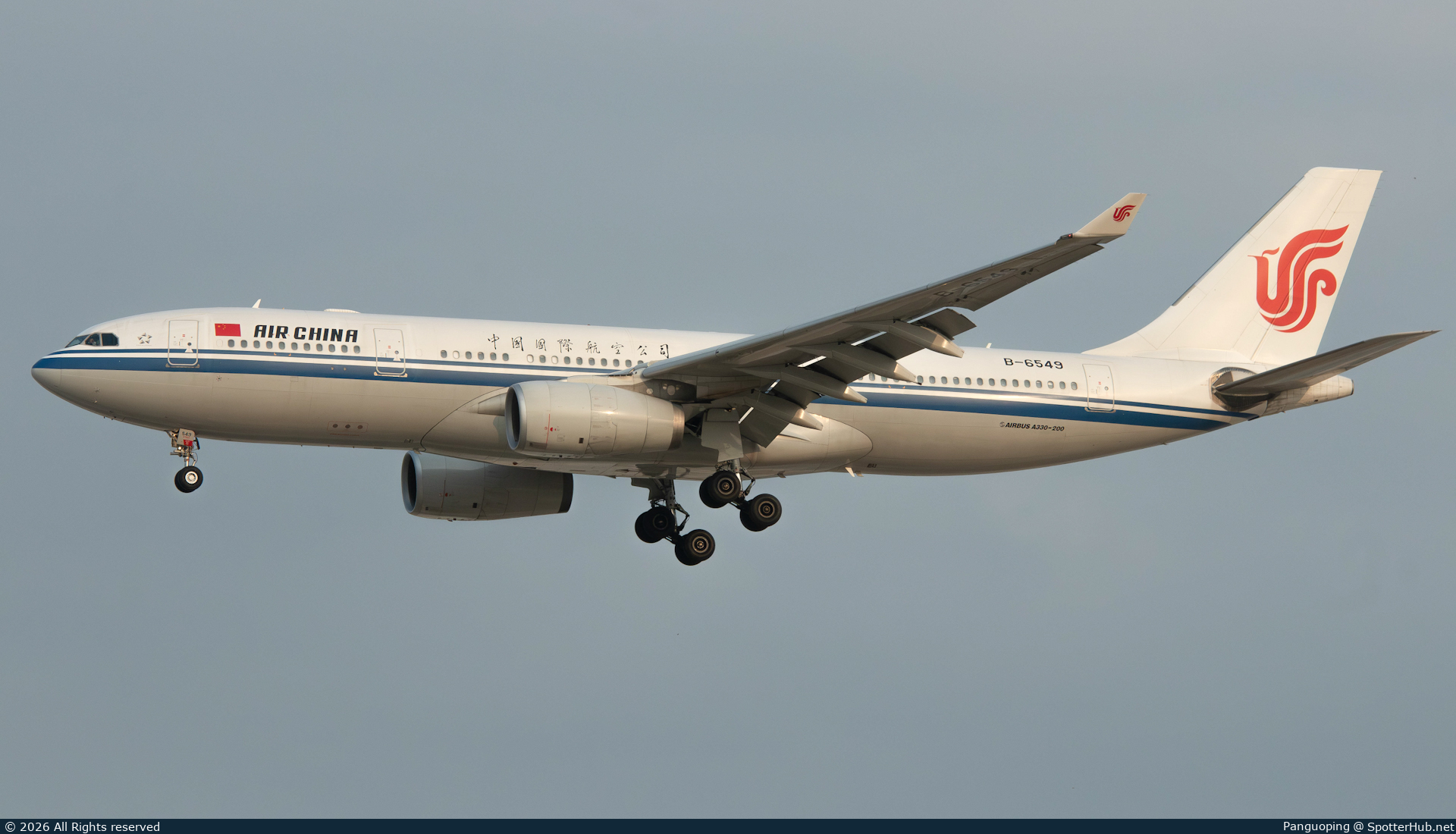Photo of B-6549 - Airbus A330-243 operated by Air China
